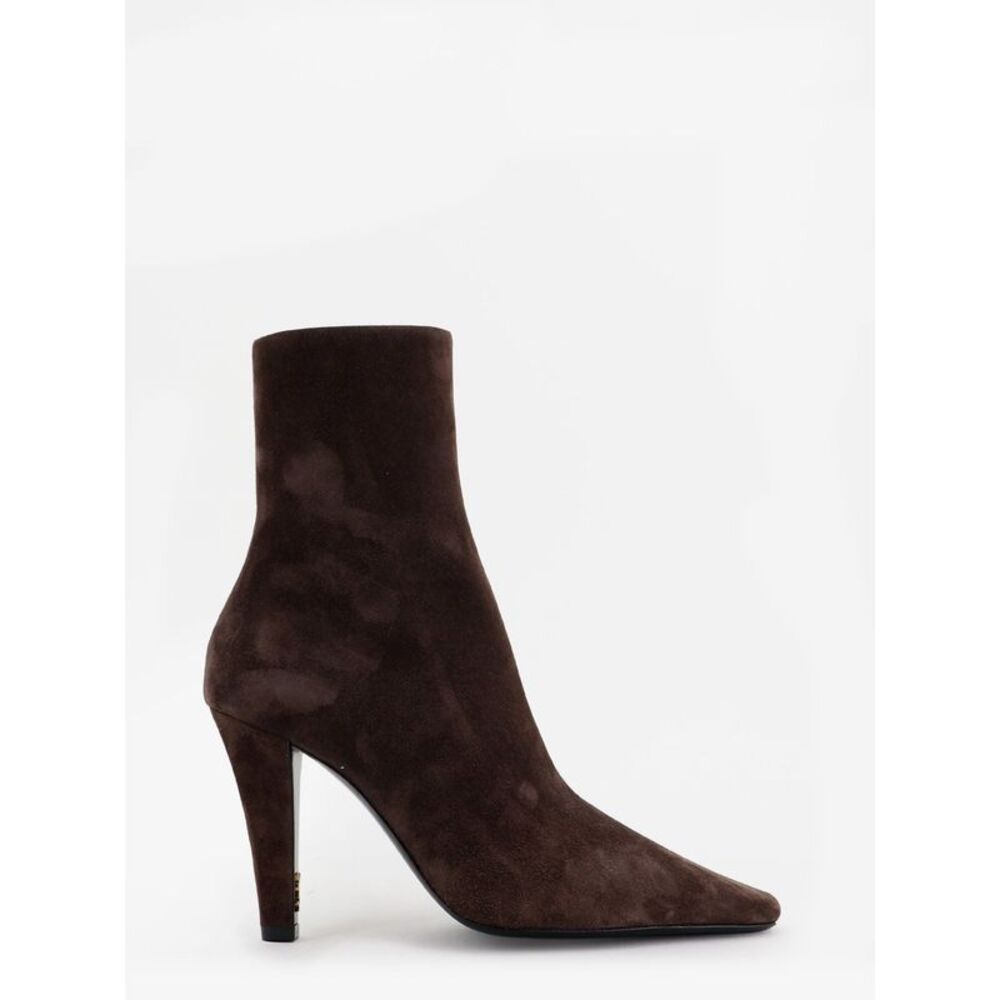 Saint Laurent Women Jill 95 Suede Boots